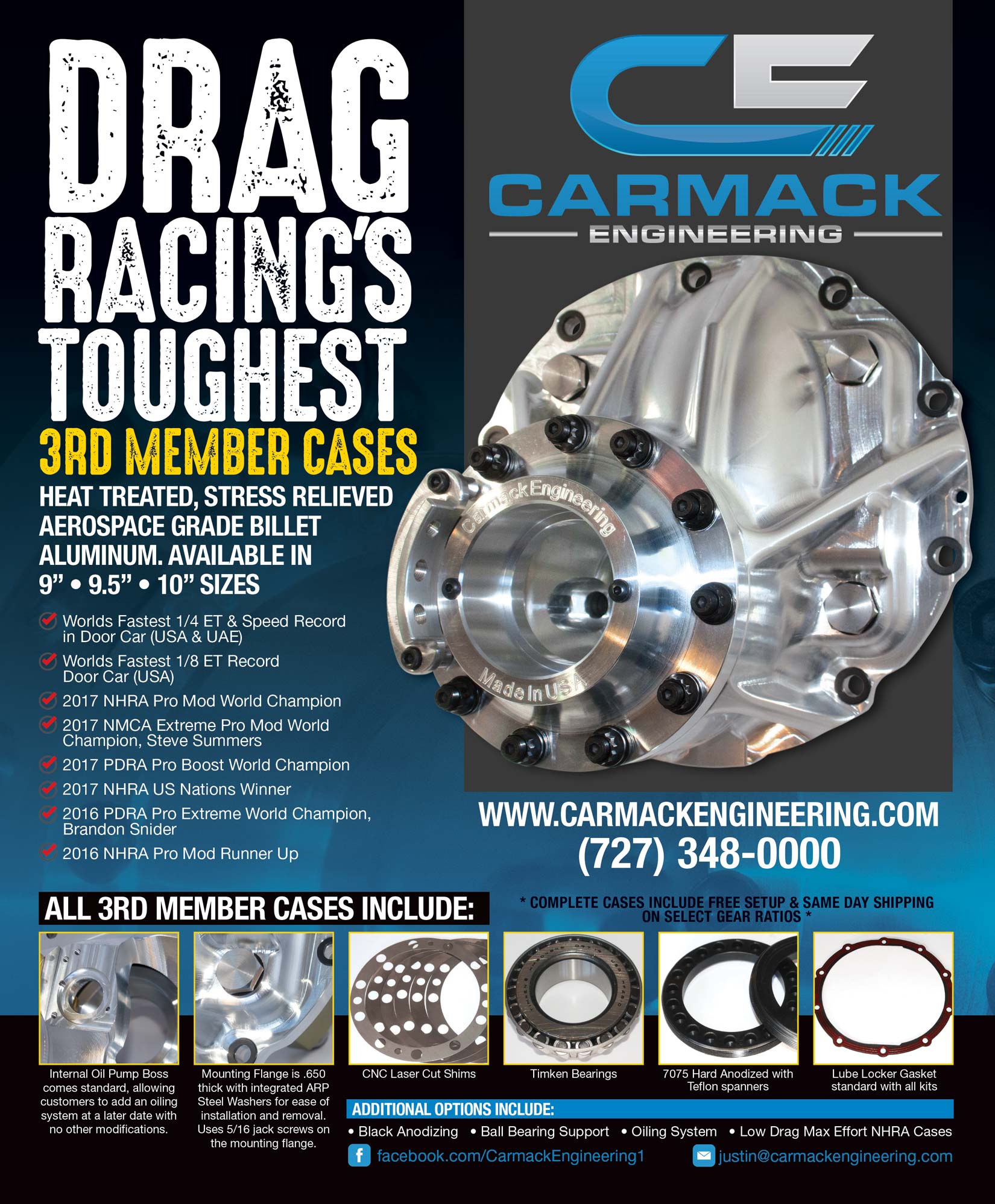 Carmack Engineering 3RD Member Cases Info